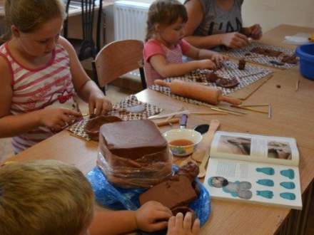 Zajęcia wakacyjne w świetlicy środowiskowej w Zabłociu